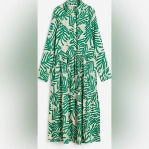 Hm green maxi dress